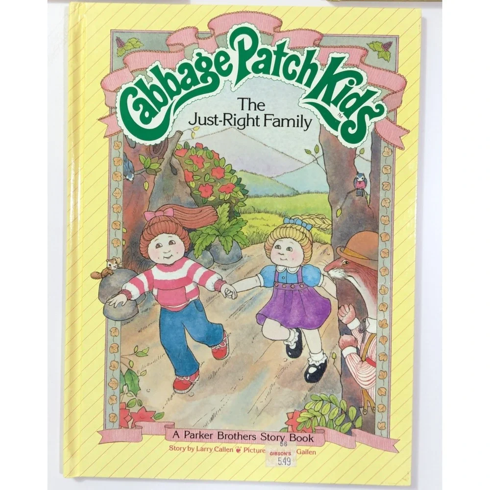Lot of 3 Vintage CABBAGE PATCH KIDS 1984 Parker Bros. Hardcover Children's Books